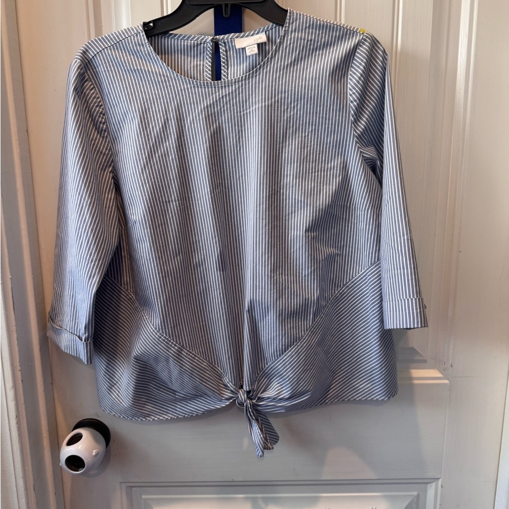 Blue Striped Women's Top
